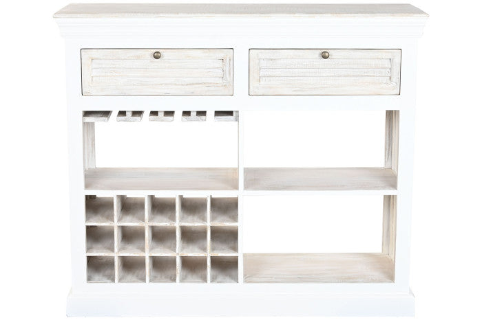 Botellero mango 120x40x98 desgastado blanco