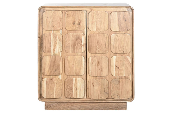 Mueble bar acacia mdf 90x45x100 natural