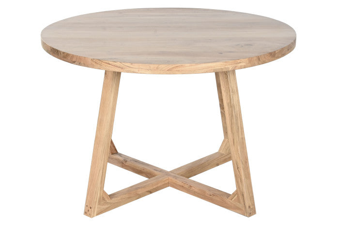 Mesa Redonda Comedor Acacia 115x115x76 – Natural