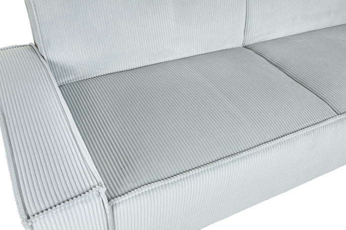 Sofá Cama de Poliéster Pana Verde Menta 230 × 94 × 75 cm