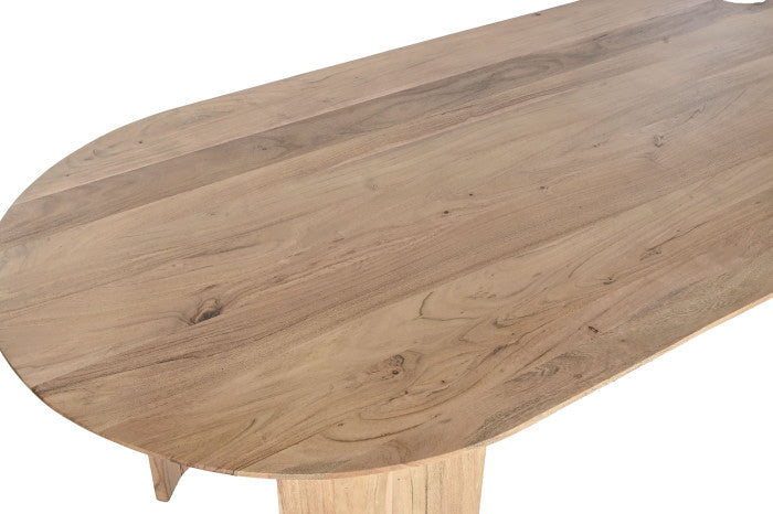 Mesa Comedor Acacia 200x100x75 – Ovalada Natural