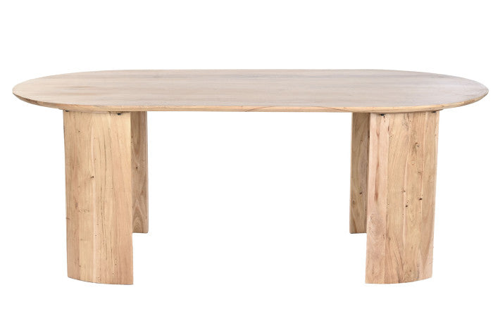 Mesa Comedor Acacia 200x100x75 – Ovalada Natural