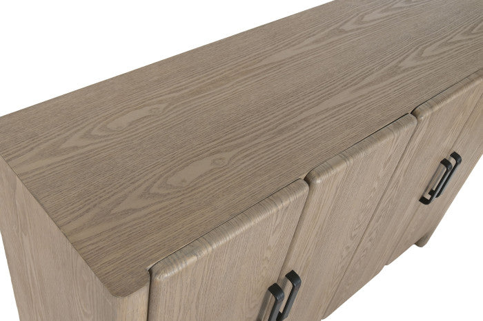 Buffet de Abeto y Metal 120 × 35 × 80 cm