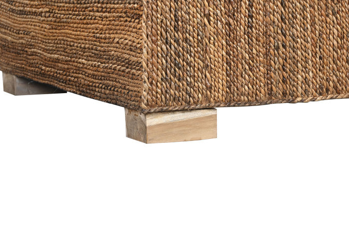 Sofá Fibra Teca 192x92x65 3 Plazas + Cojines
