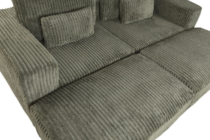 Sofá Poliéster 220x158x91 Modular Pana Verde