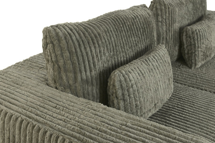Sofá Poliéster 220x158x91 Modular Pana Verde