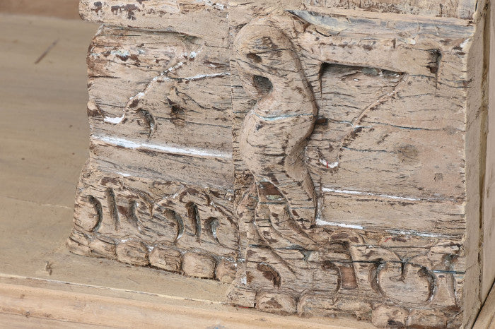 Estantería Teca 150x60x210 cm Tallas Antiguas Natural