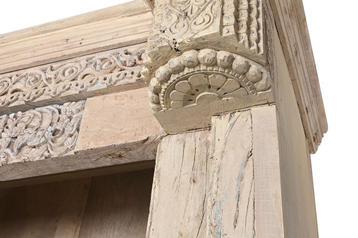 Estantería Teca 150x60x210 cm Tallas Antiguas Natural