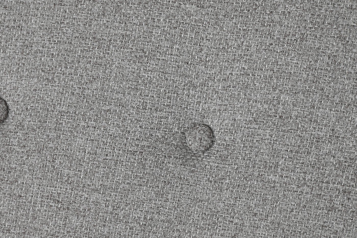 Sofá poliéster rubberwood 172x82x82 cm 3 plazas gris