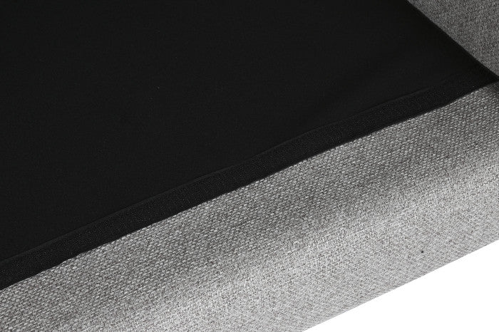 Sofá poliéster rubberwood 172x82x82 cm 3 plazas gris