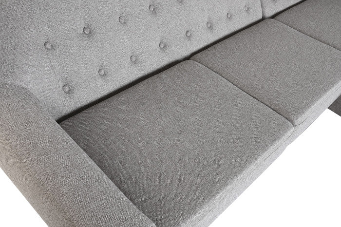 Sofá Poliéster Rubberwood 226x144x84 ChaiseLongue