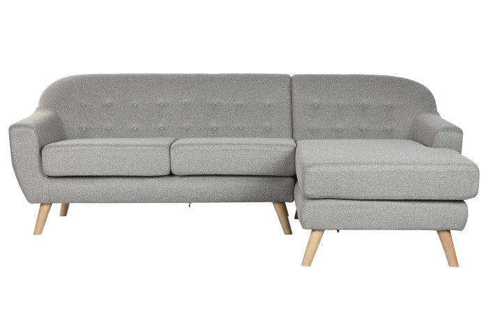 Sofá Poliéster Rubberwood 226x144x84 ChaiseLongue