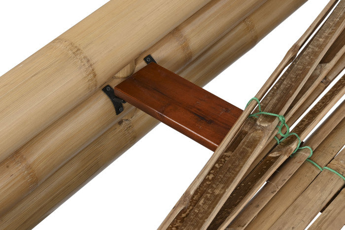 Cama de Bambú y Ratán Natural para Colchón 180x200