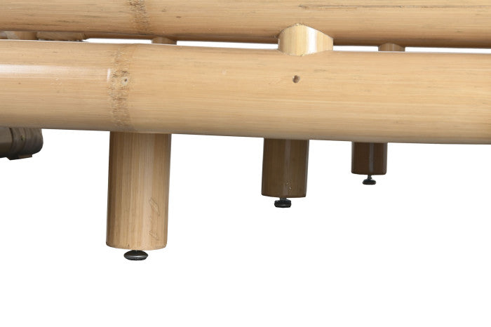 Cama de Bambú y Ratán Natural para Colchón 180x200