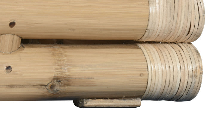 Cómoda bambú y ratán 112x50x95 natural