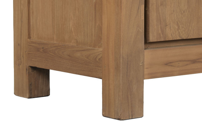 Vitrina teca reciclada cristal 160x45x210