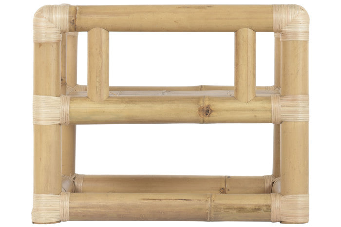 Sofa Set 4 Bambú Ratán 135x70x80