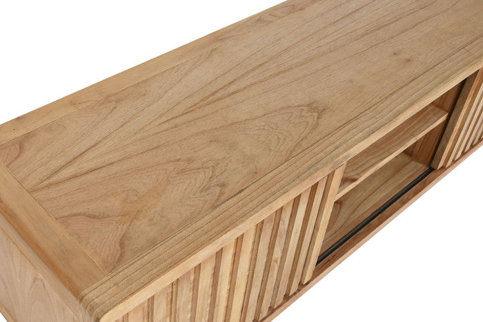 Mueble TV de Madera de Mindi 160 × 45 × 50 cm