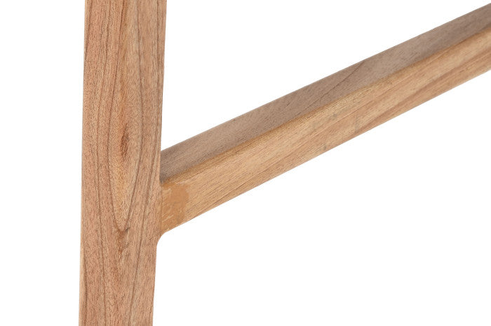 Cabecero de Cama de Teca y Fibra Natural 165 × 105 cm