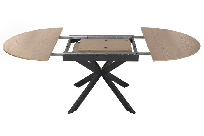 Mesa Comedor Metal MDF 120x120x75 – Extensible hasta 200 cm