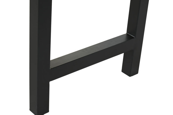 Mesa comedor acacia metal 180x90x76