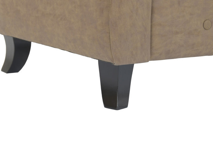 Sillón de Madera y PU – 110 x 81 x 76 cm
