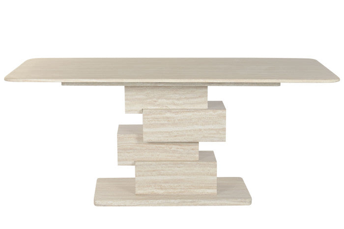 Mesa de Comedor Granito MDF 180x90x75 cm – Simil Mármol