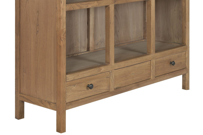 Estantería de Madera Reciclada Olmo – 120 x 38 x 190 cm
