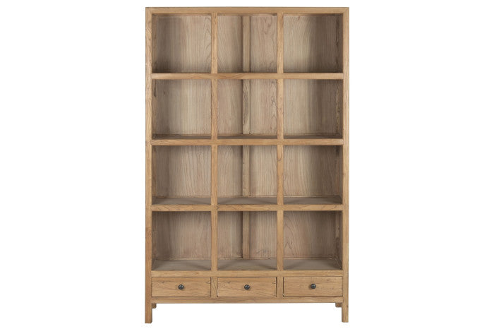 Estantería de Madera Reciclada Olmo – 120 x 38 x 190 cm