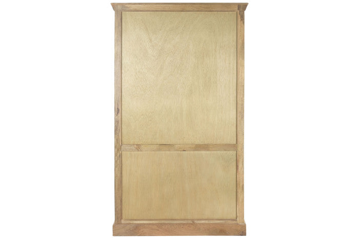 Vitrina madera maciza mango 120x50x205 natural
