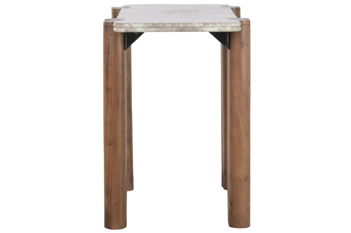 Consola TORONTO Mármol y Mango 120x45x75 cm – Moderno y Desmontable