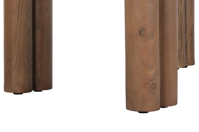 Consola TORONTO Mármol y Mango 120x45x75 cm – Moderno y Desmontable
