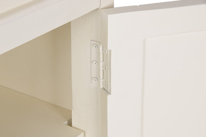 Vitrina Mango MDF 150x45x190 cm Crema