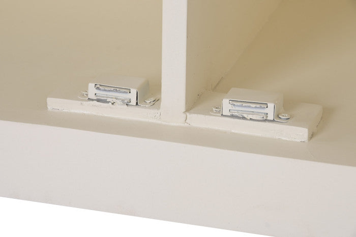 Vitrina Mango MDF 150x45x190 cm Crema