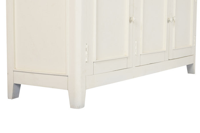 Vitrina Mango MDF 150x45x190 cm Crema
