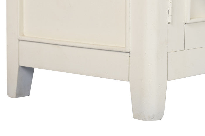 Vitrina Mango MDF 150x45x190 cm Crema