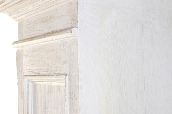 Vitrina mango 130x55x209 decapé blanco