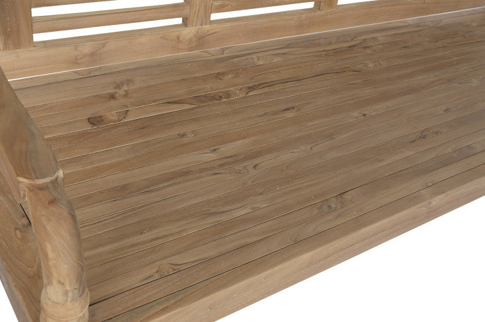 Banco de Madera Maciza 190x55x90 cm – 4 Plazas – Colección SEA SIDE
