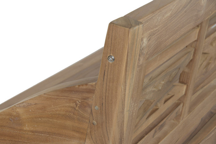 Banco de Madera Maciza 190x55x90 cm – 4 Plazas – Colección SEA SIDE