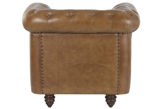 Sillón Piel Chester Cuero Envejecido 84x77x79 cm