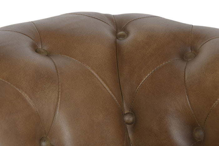 Sillón Piel Chester Cuero Envejecido 84x77x79 cm