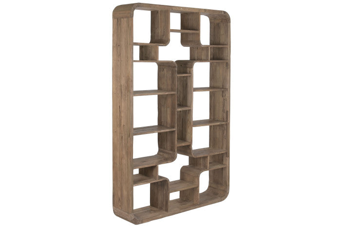 Estantería de Teca Reciclada – 140 x 30 x 220 cm – Natural