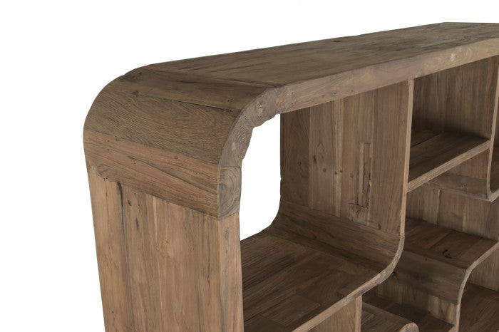 Estantería de Teca Reciclada – 140 x 30 x 220 cm – Natural