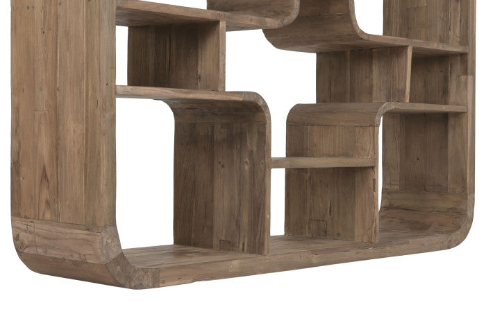 Estantería de Teca Reciclada – 140 x 30 x 220 cm – Natural