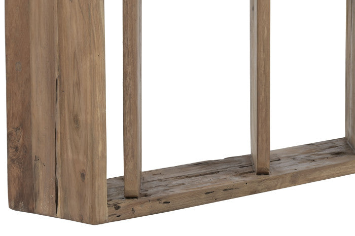 Estantería de Teca Reciclada Natural – 124 x 20 x 210 cm