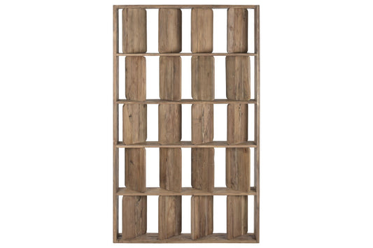 Estantería de Teca Reciclada Natural – 124 x 20 x 210 cm