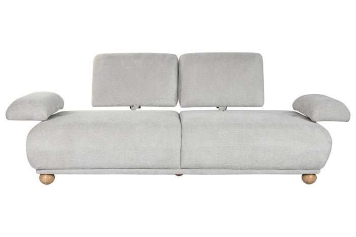 Sofá Poliéster 220x111x85 con Respaldo y Brazos Abatibles