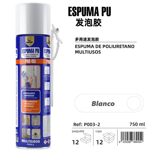 Espuma expansiva multiusos 750ml