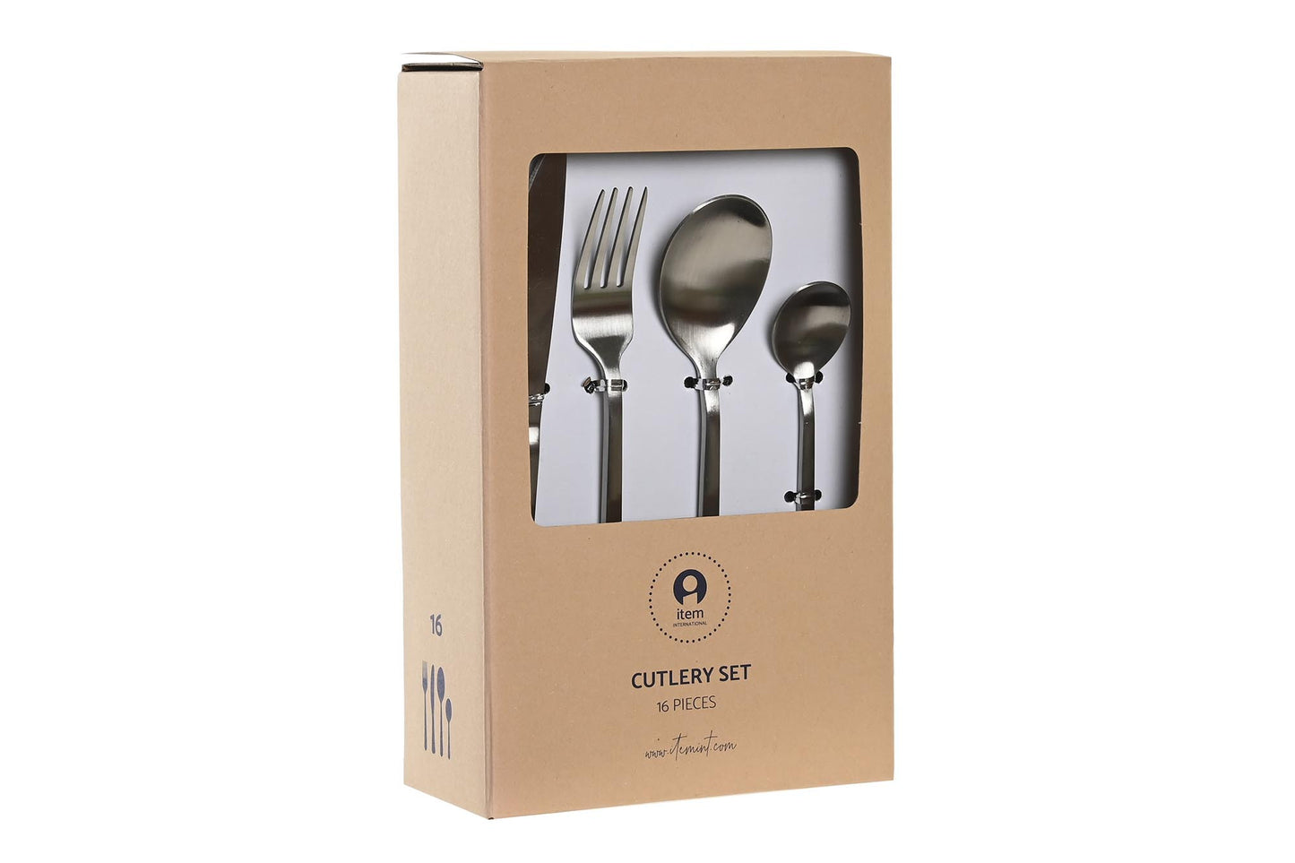 Cuberteria set 16 inox 4*2*21cm 2mm