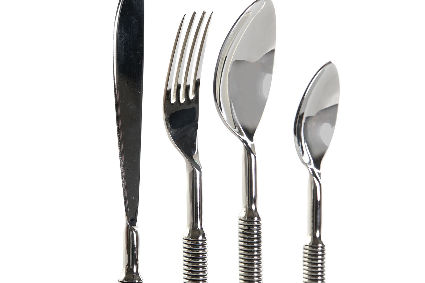 Cuberteria set 16 inox 4.5*2*21.5cm plateado